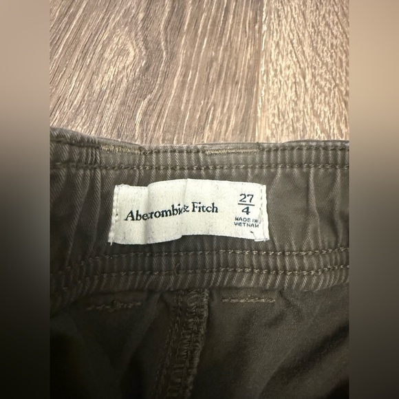 Abercrombie & Fitch Women’s Brown Cargo Straight Pants Size 27 4 - Picture 4 of 7